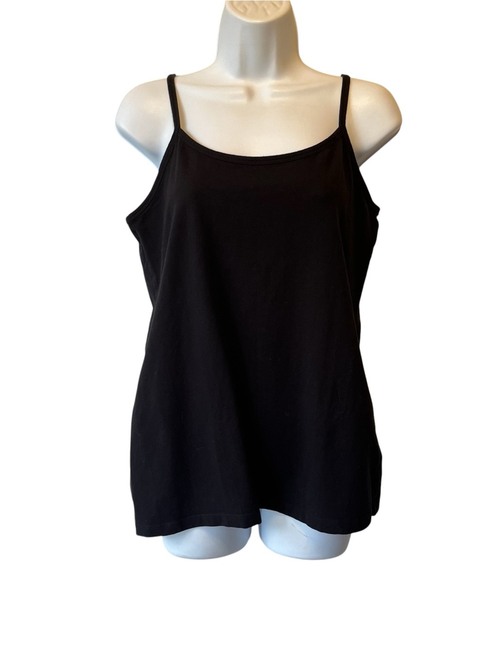 Torrid 1 basic layering cami 1X Scoop neck Black Adjustable sleeveless tank top